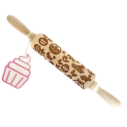 Wooden Easter RollingPin