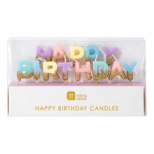 Candle Happy Birthday Pastel