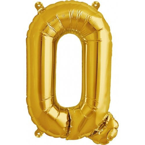 Alphabet Balloon Gold 16in Q *Clearance*