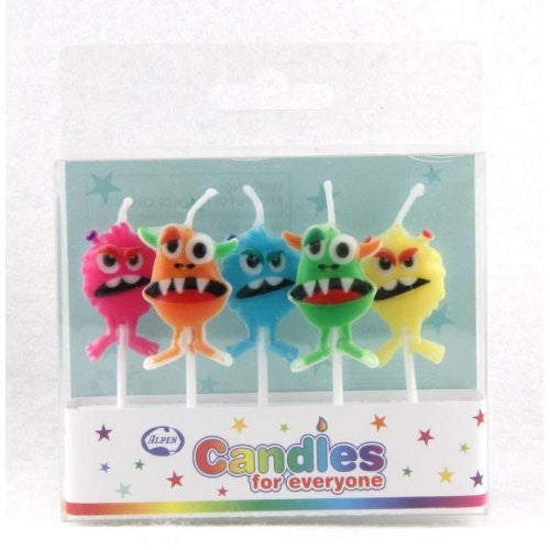 Candle Monster Party 5pc