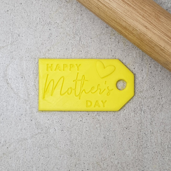 STAMP EMBOSSER WITH CUTTER MOTHER'S DAY GIFT TAG