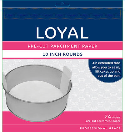 Pre Cut Parchment Paper Round 10in