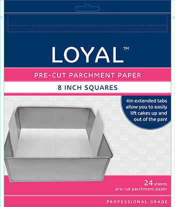 Pre Cut Parchment Paper Square 8in
