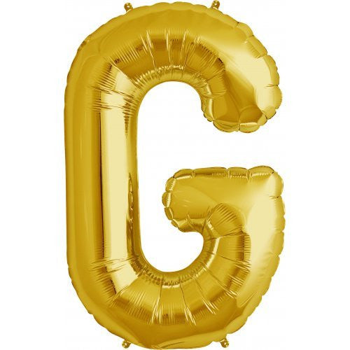 Alphabet Balloon Gold 34in G *Clearance*