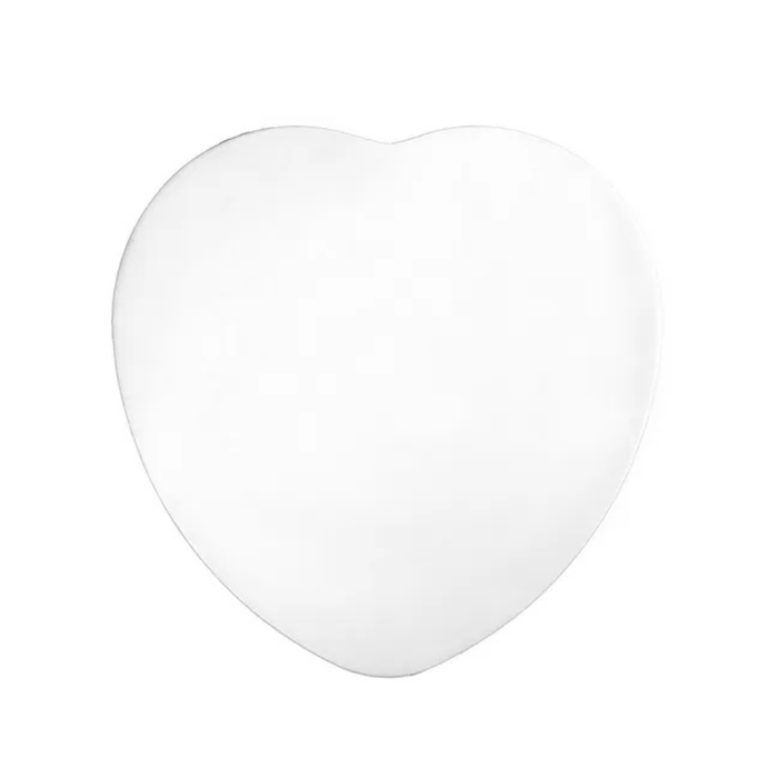 Cardboard Heart White 10in