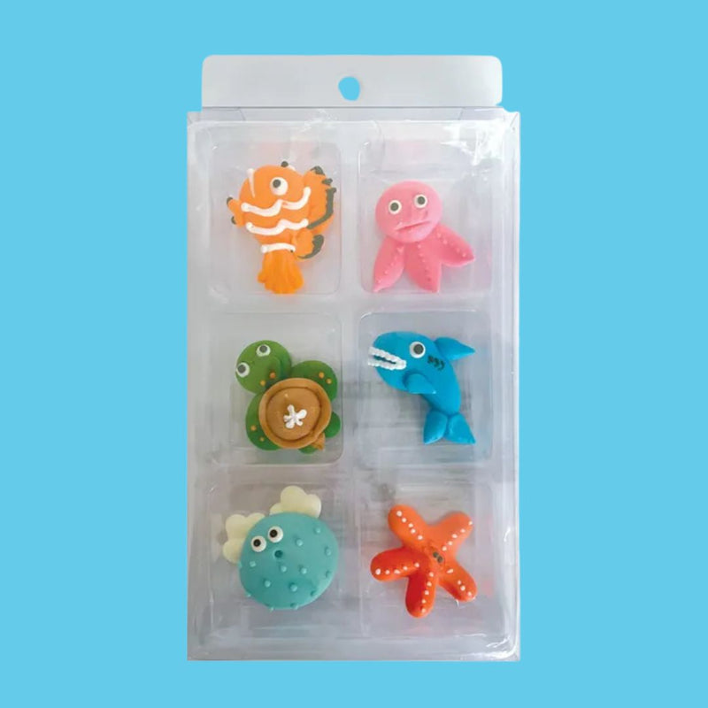 Topper Large Sea Animals 6pc