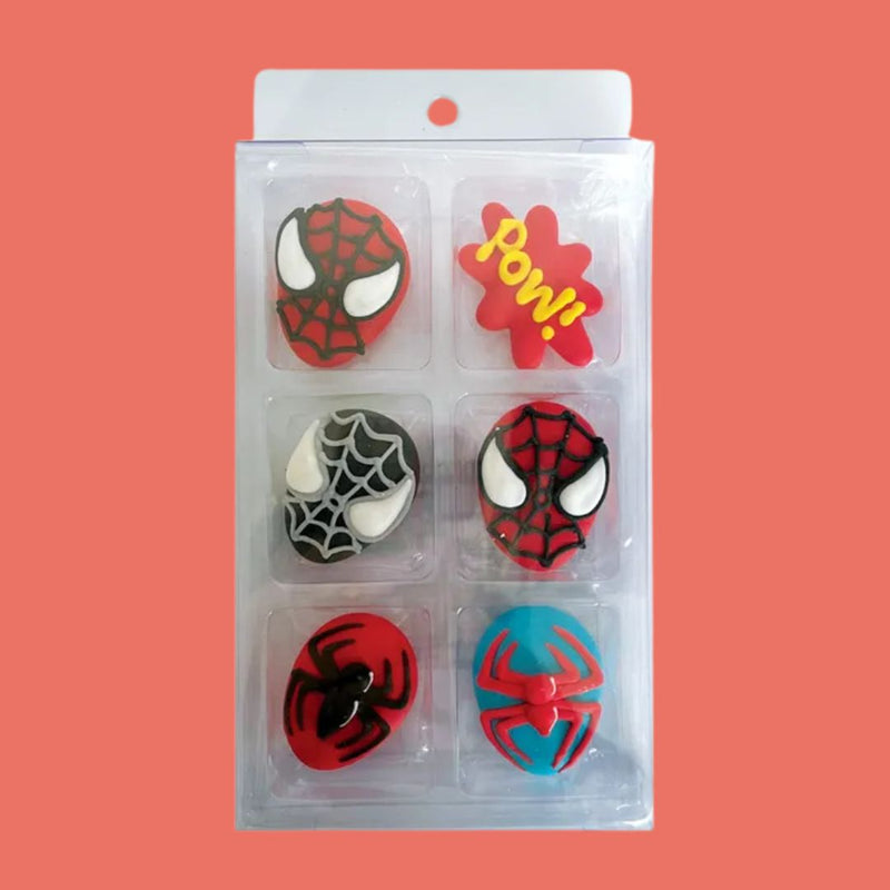 Topper Spiderman 6pc