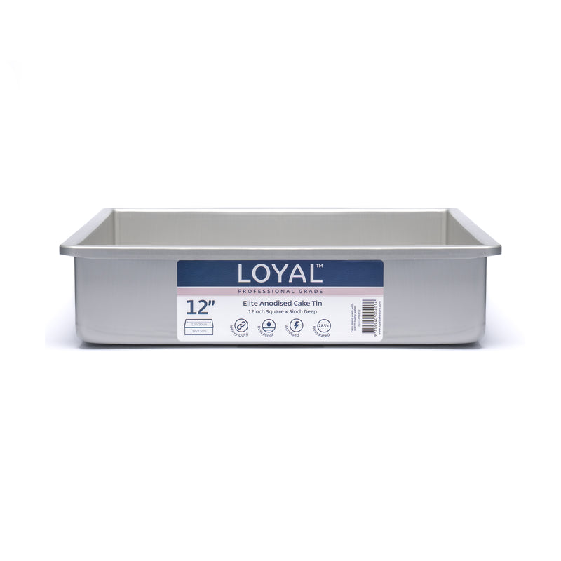 Elite Anodised Cake Tin Square