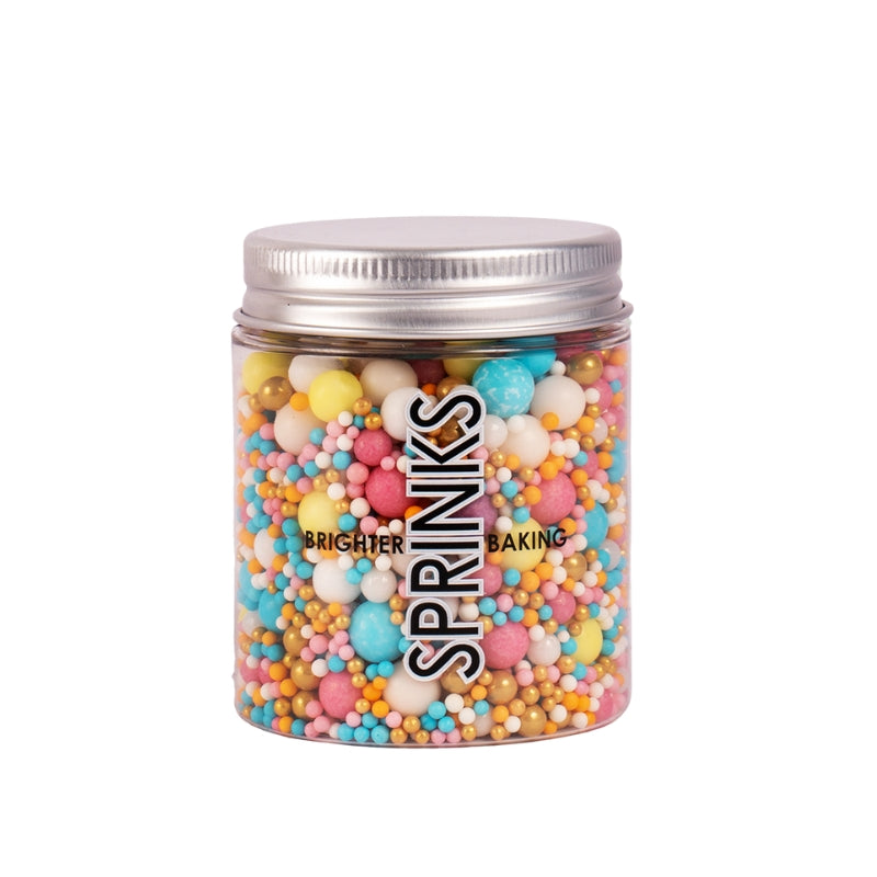 Sprinkles Shapes Pastel & Gold Bubble Bubble 75g