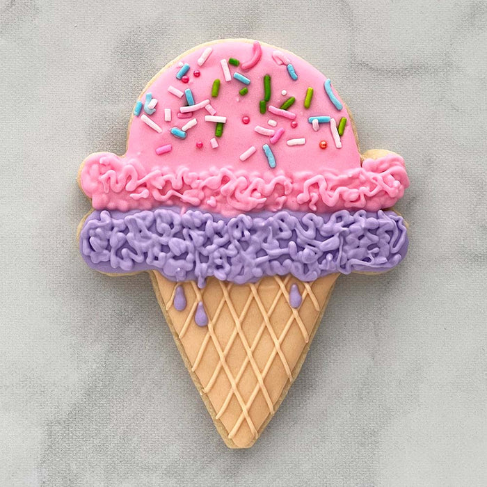 Cookie Cutter Ice Cream Cone 4in