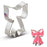 Cookie Cutter Bow/Ribbon 4in