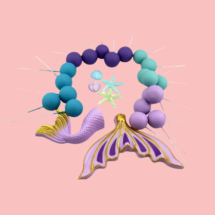 Ocean Mermaid Topper Set 26pc