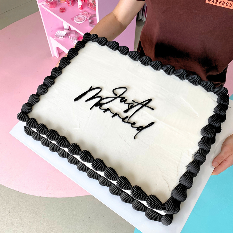 Dressed Cake Half Slab