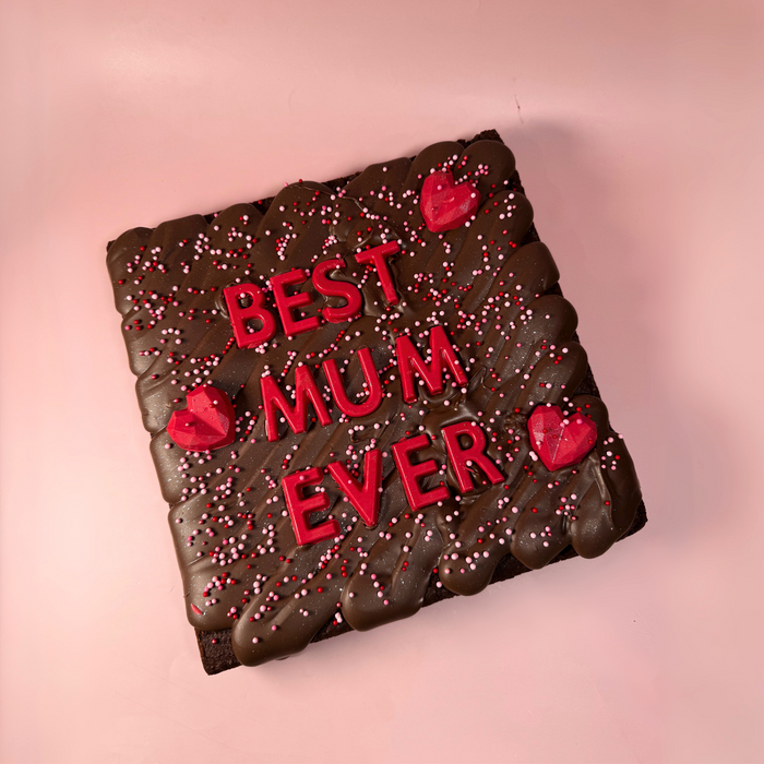 Mother's Day Brownie Slab