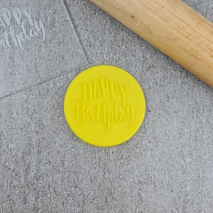 Debosser Plate Happy Birthday