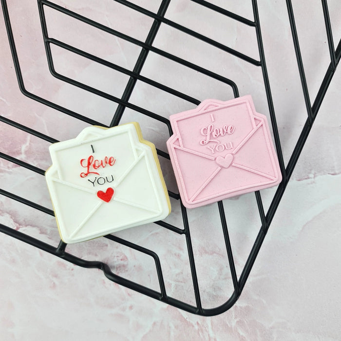 Stamp Debosser With Cutter Love Letter Mini