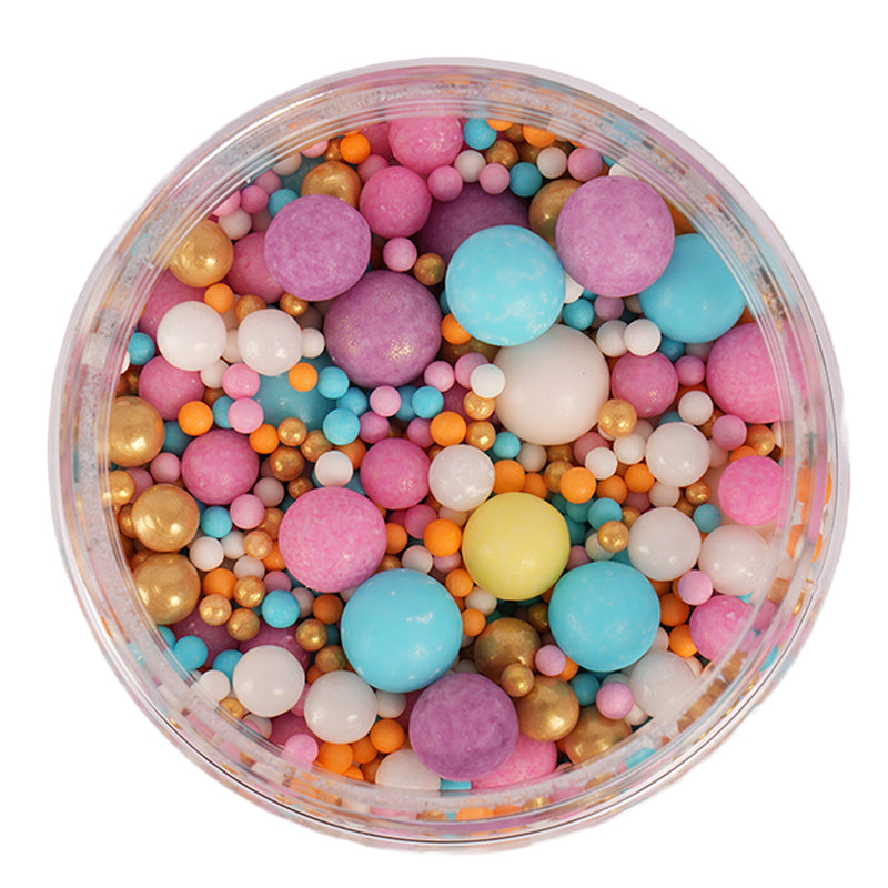 Sprinkles Shapes Pastel & Gold Bubble Bubble 75g