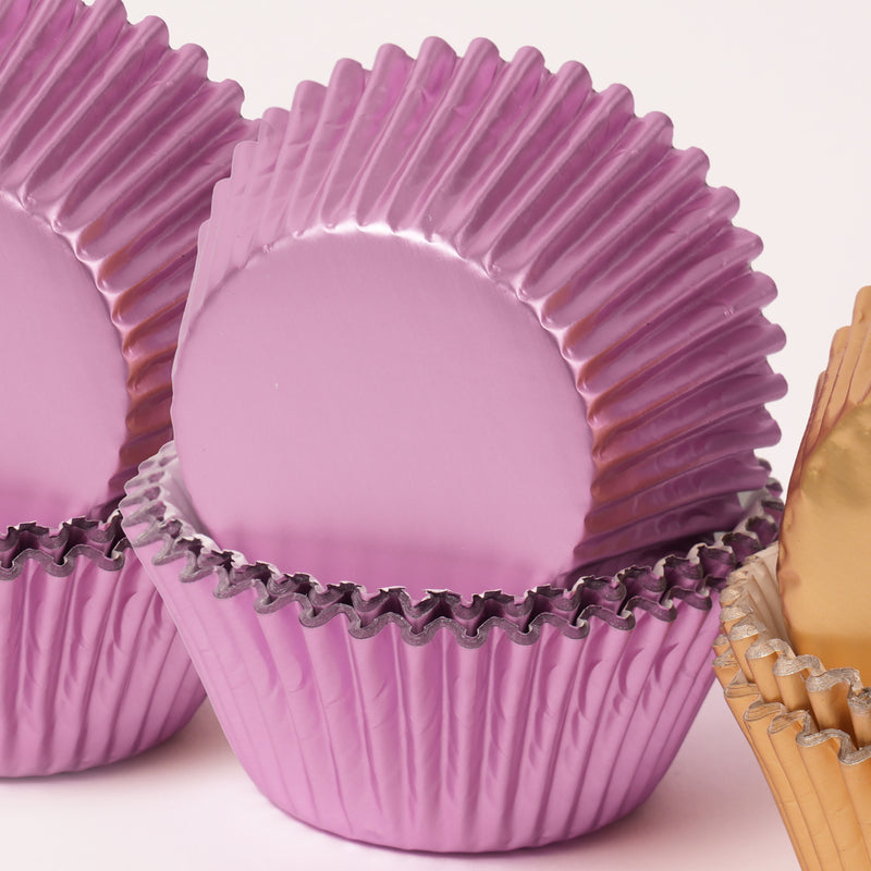 Cupcake Foil Large Lilac 50pc