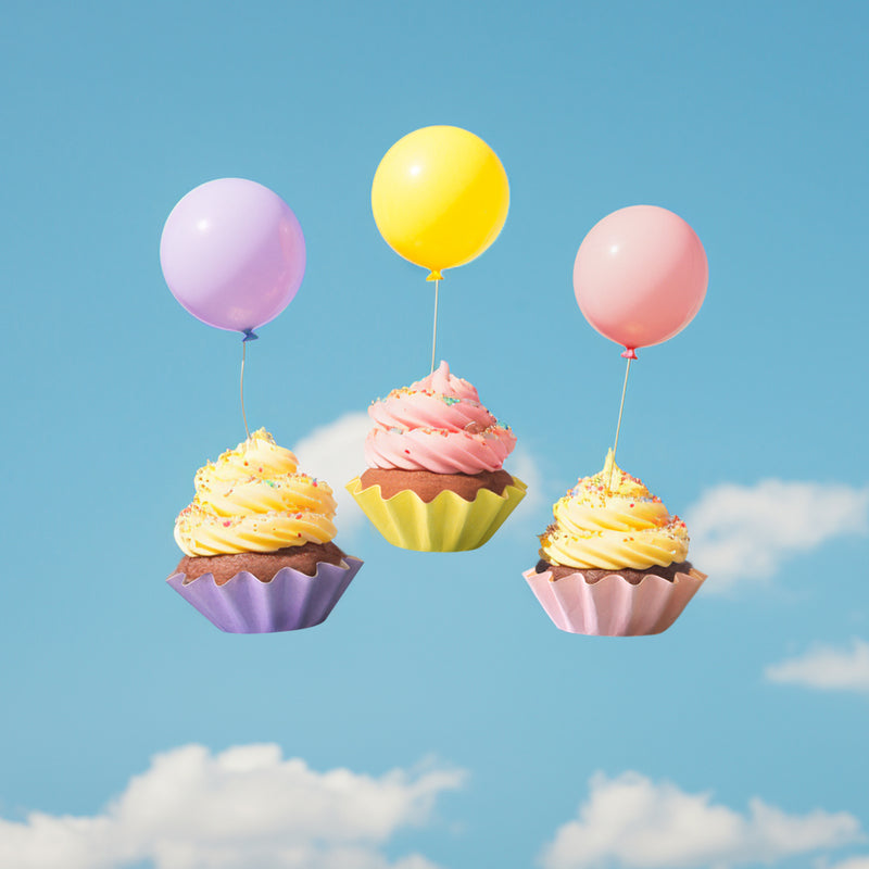 Cupcake Bloom Paper Cups Pastel Mix 25pc