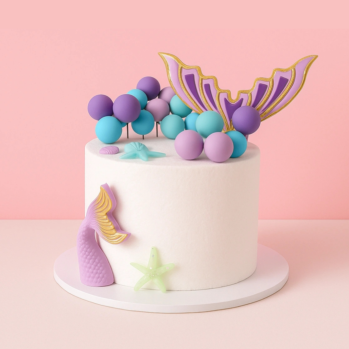 Ocean Mermaid Topper Set 26pc