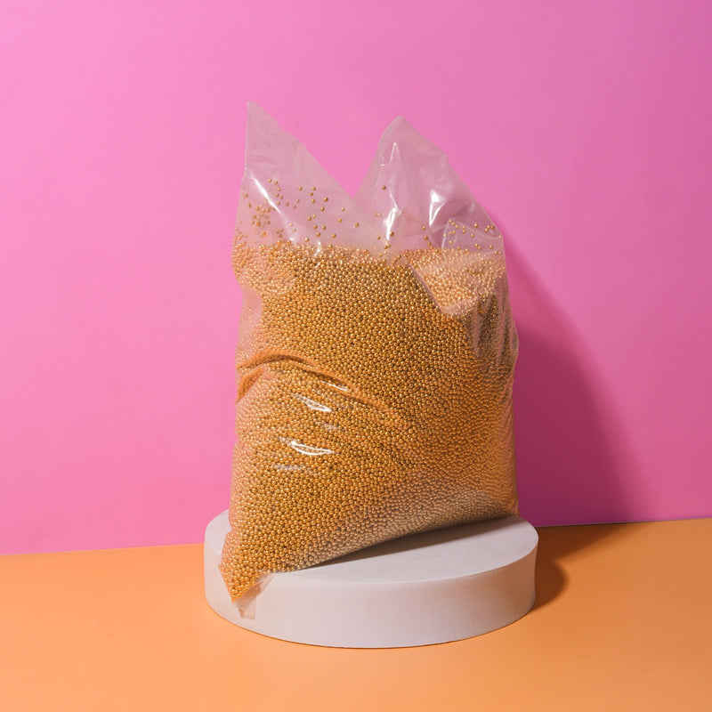 Shiny Gold Cachous 2mm