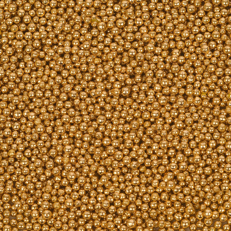 Shiny Gold Cachous 2mm