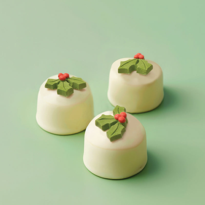 Icing Decorations Holly 8pc