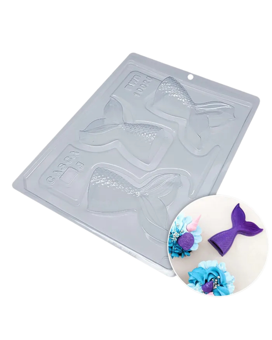 Plastic Mould Mermaid Tail Small