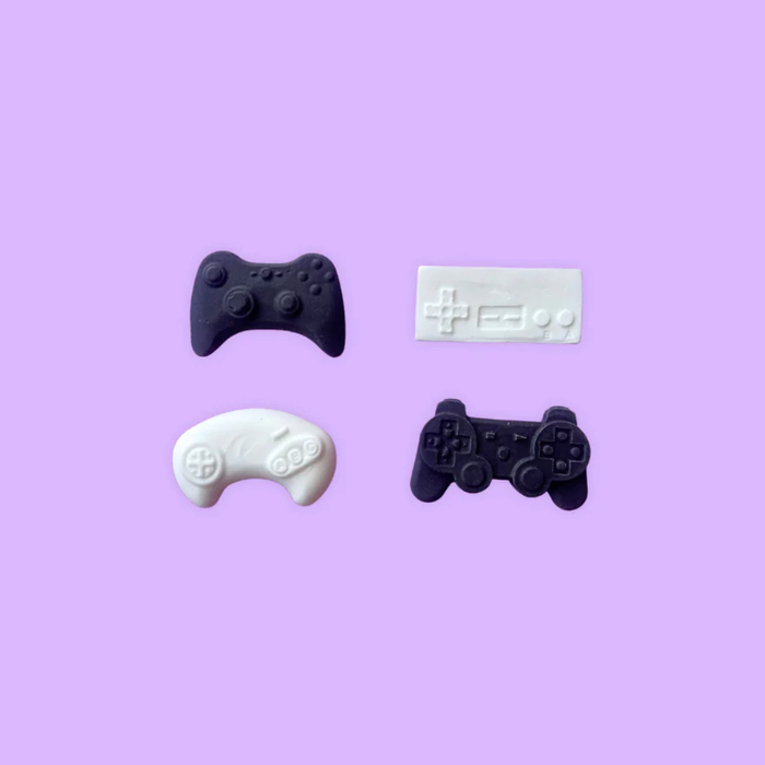 Fondant Topper Gamer Controller 4pc