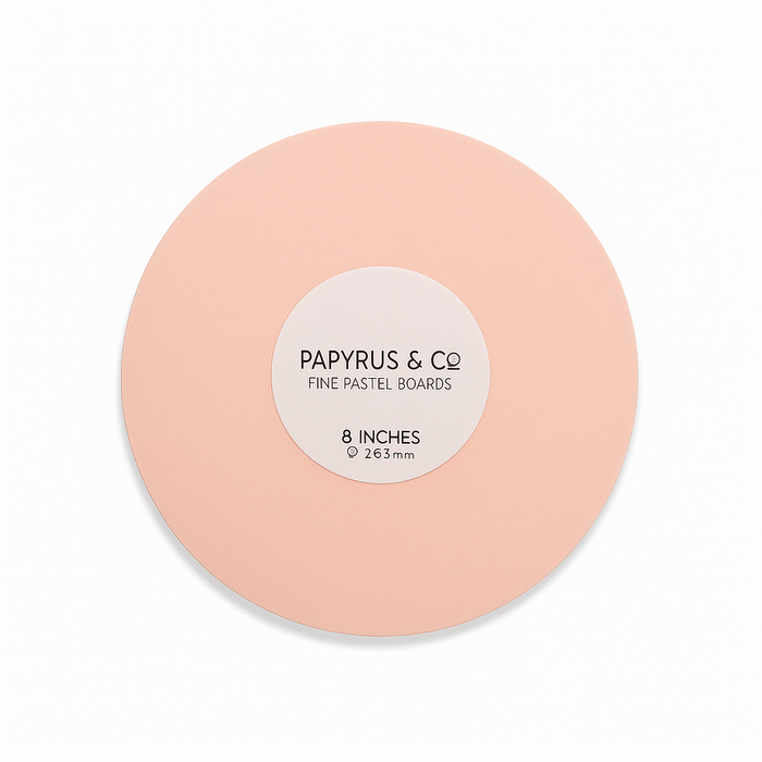 Masonite Board Round Pastel Pink 10in