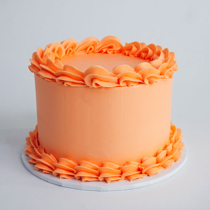 Orange Leaf Cakes Dressed Cake Swirl — Cakers Warehouse