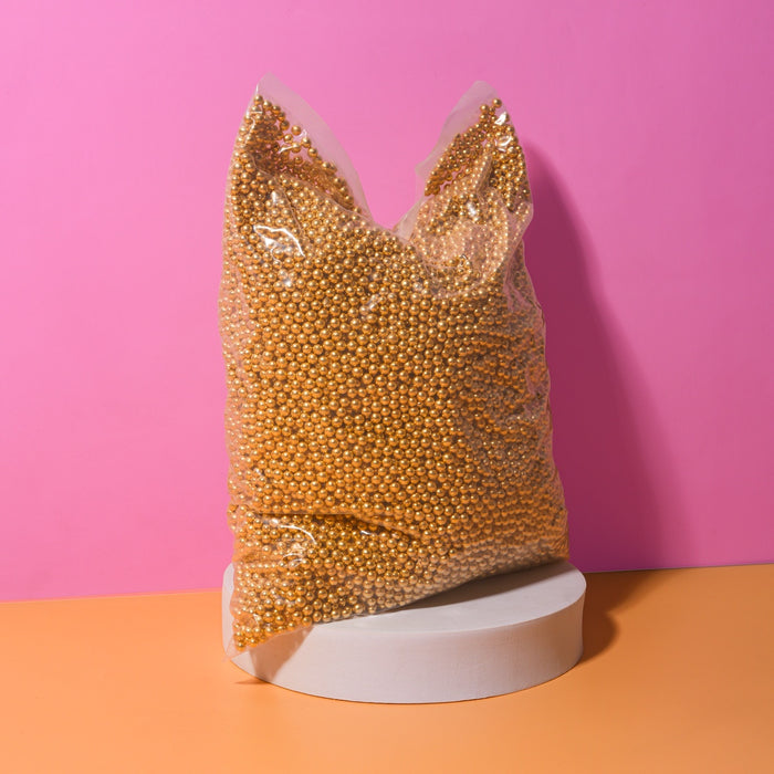 Shiny Gold Cachous 4mm