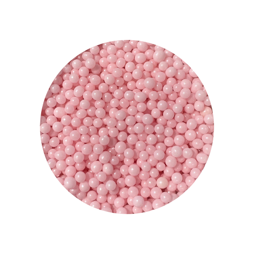 Cachous Pearl Pink 4mm 100g