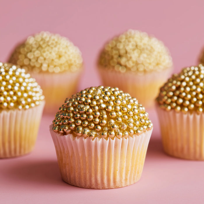 Shiny Gold Cachous 4mm