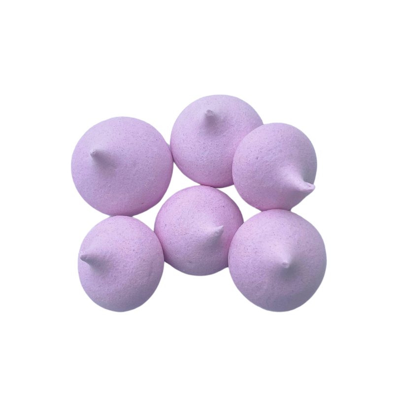 Meringue Kisses 6pc Lilac