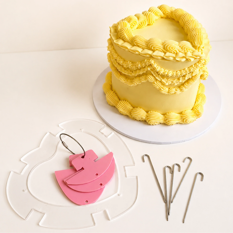 Get Your Swag On 'Sweet P' Cake Swag Heart Template