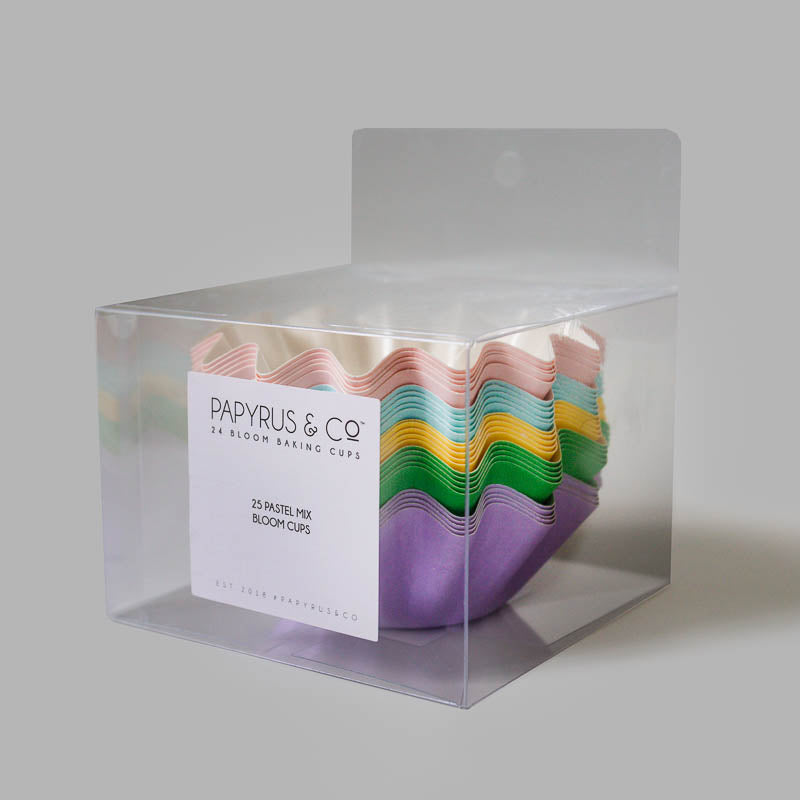 Cupcake Bloom Paper Cups Pastel Mix 25pc