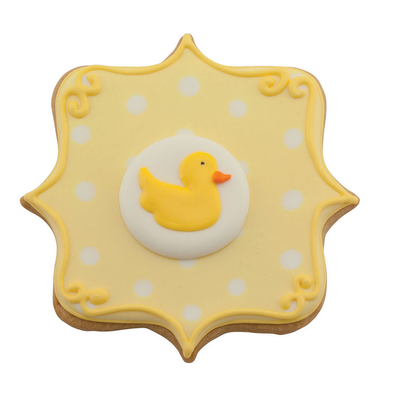 Cookie Cutter Square Plaque Ornate 4in