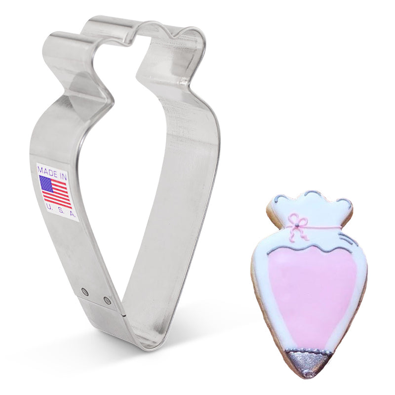 Cookie Cutter Piping Bag 4in
