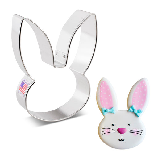 Cookie Cutter Bunny Face 4in