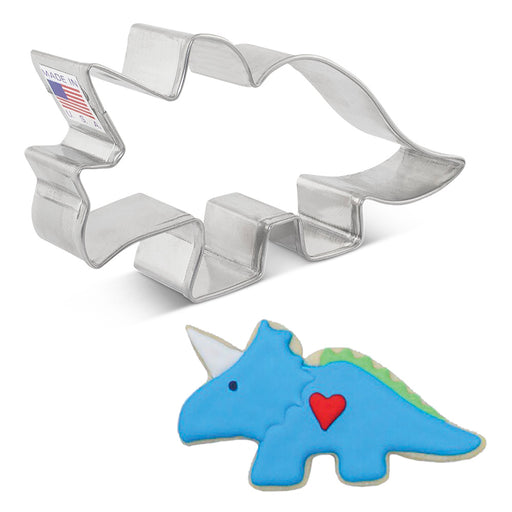 Cookie Cutter Triceratops 5in