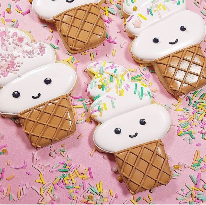 Cookie Cutter Soft Serve Ice Cream 4in