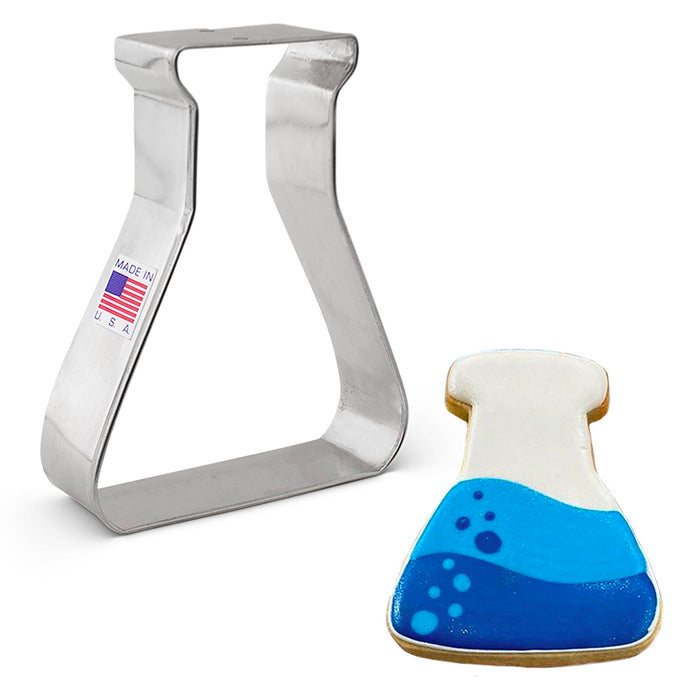 Cookie Cutter Science Flask 4in