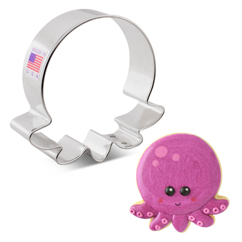 Cookie Cutter Cute Octopus 3in