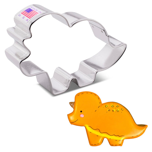 Cookie Cutter Baby Triceratops 4.2in
