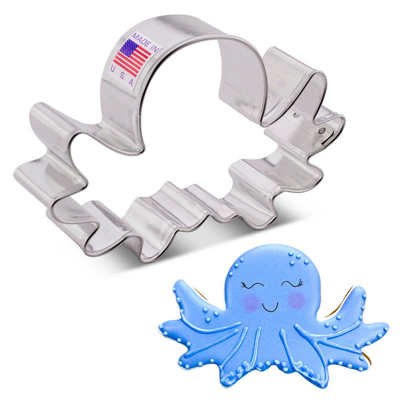 Cookie Cutter Octopus 5in
