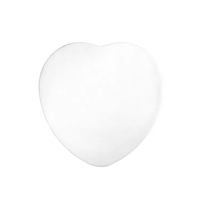 Cardboard Heart White 8in