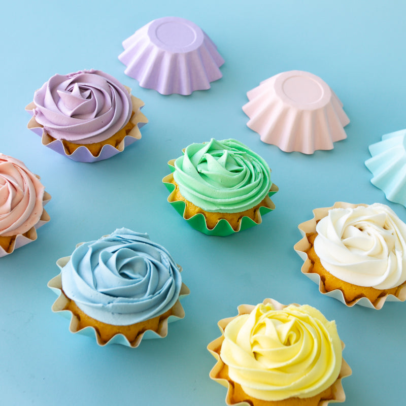 Cupcake Bloom Paper Cups Pastel Mix 25pc