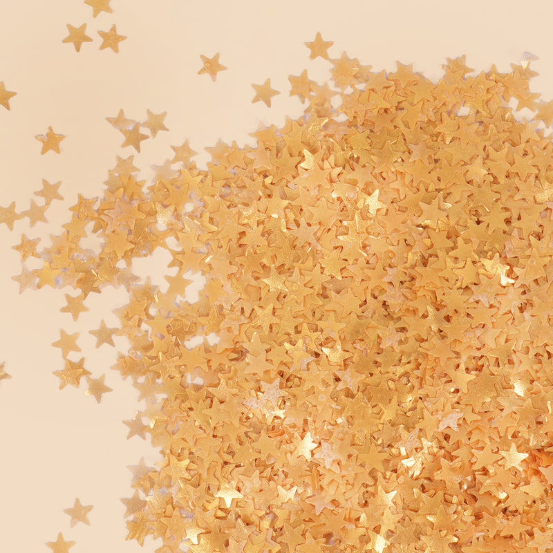 Glitter Gold Stars 5g