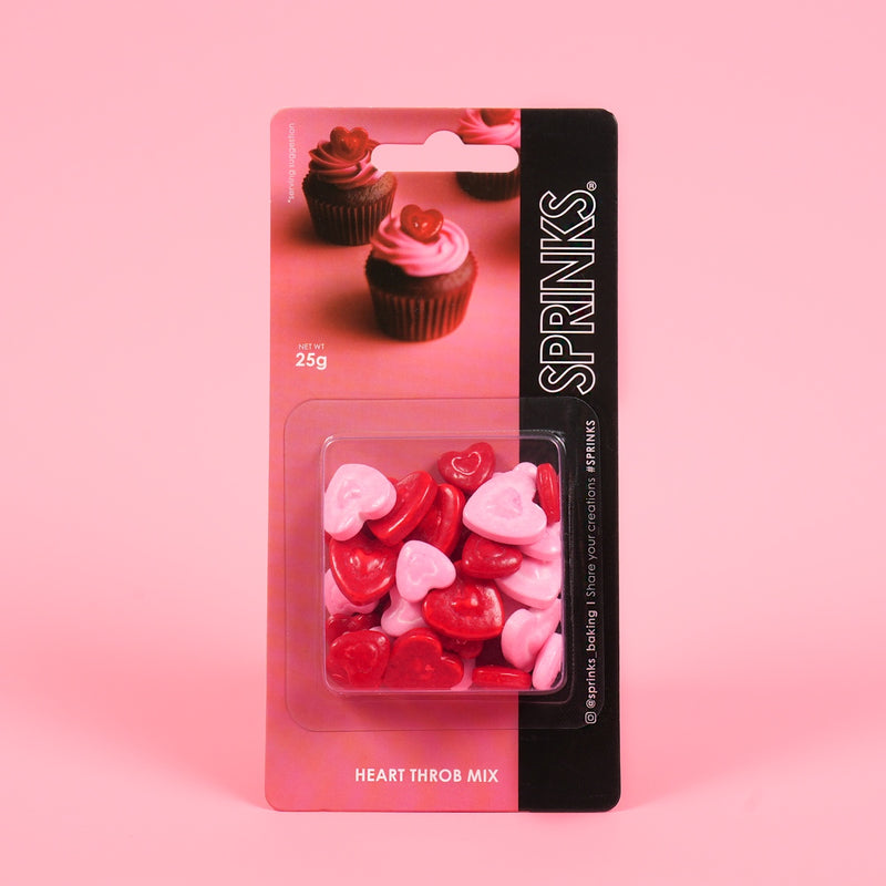 Sprinkles Shapes Heart Throb 25g